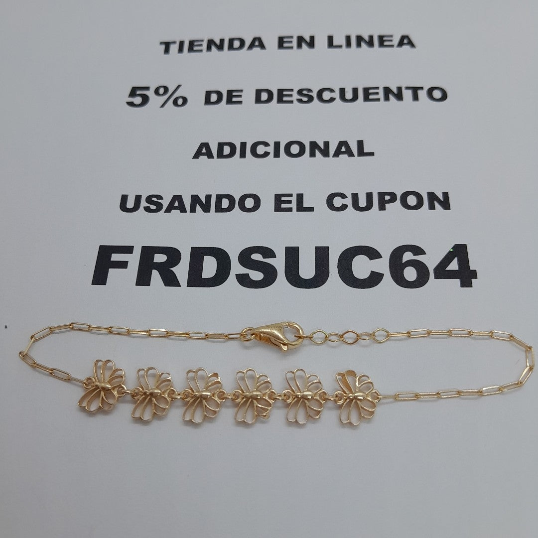 PULSERAS DAMA ORO 14K 2.9 (NUEVO)