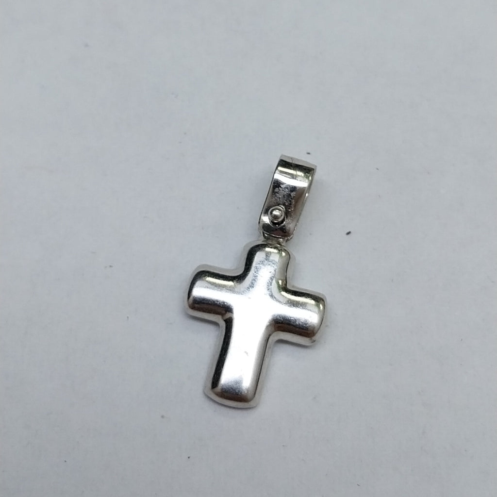 10157REL00000B1099 FRD23 CRUZ ORO BLANCO ORO 14K 0.9GRS (NUEVO)