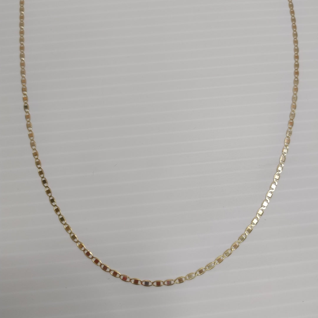 CADENA ESPECIAL MARINERA ESPEJO 3.61G 55 CM (NUEVO)