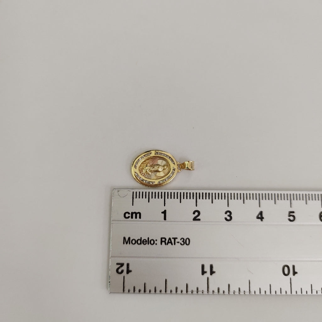 MEDALLA RELIGIOSA. ORO. 10 K 0.8 GRMS (SEMINUEVO)