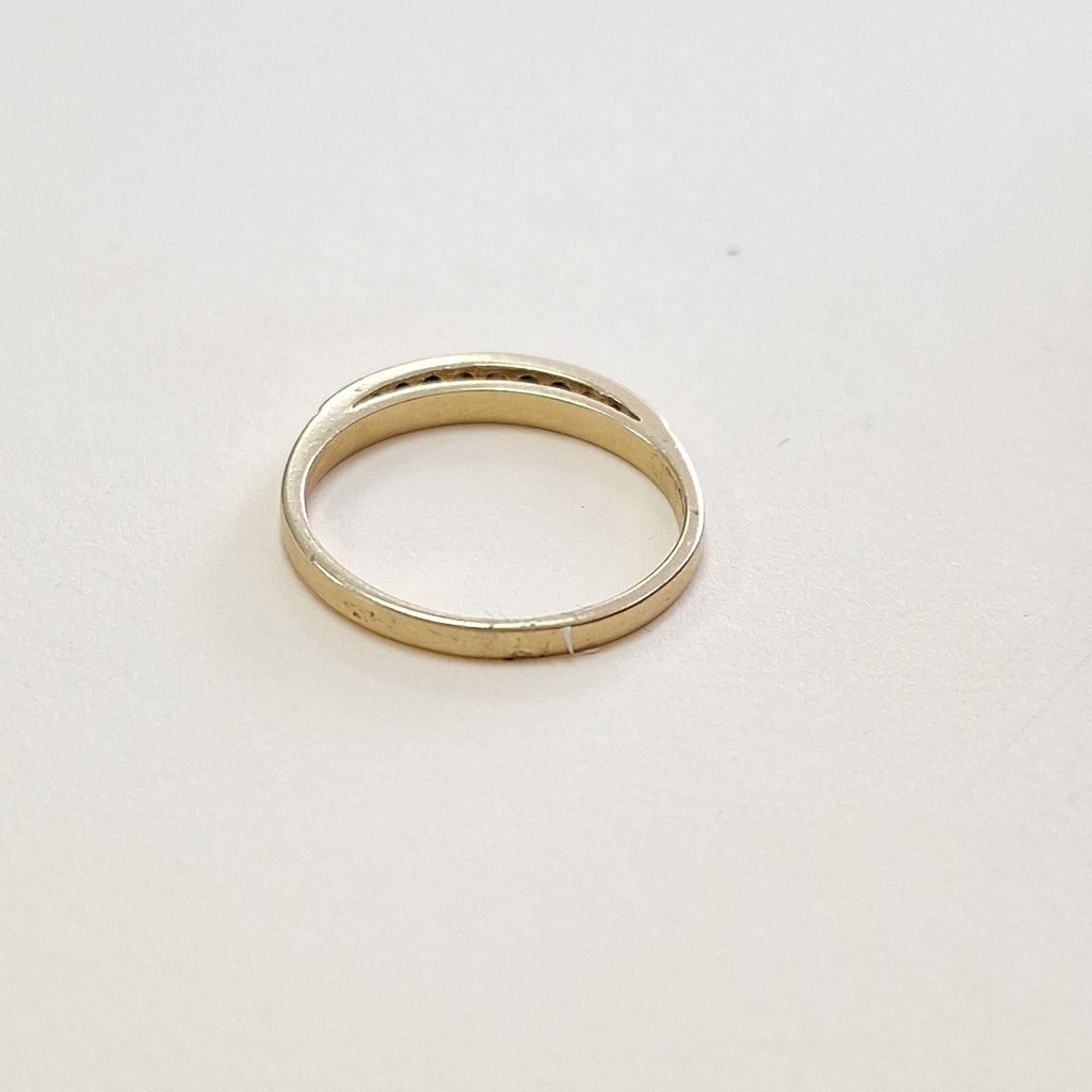 10182ANC00065B588 FRD5 SOLITARIO CON CIRCONIA EN BASE CRUZADA O/B ORO 14K 2GRS (NUEVO)