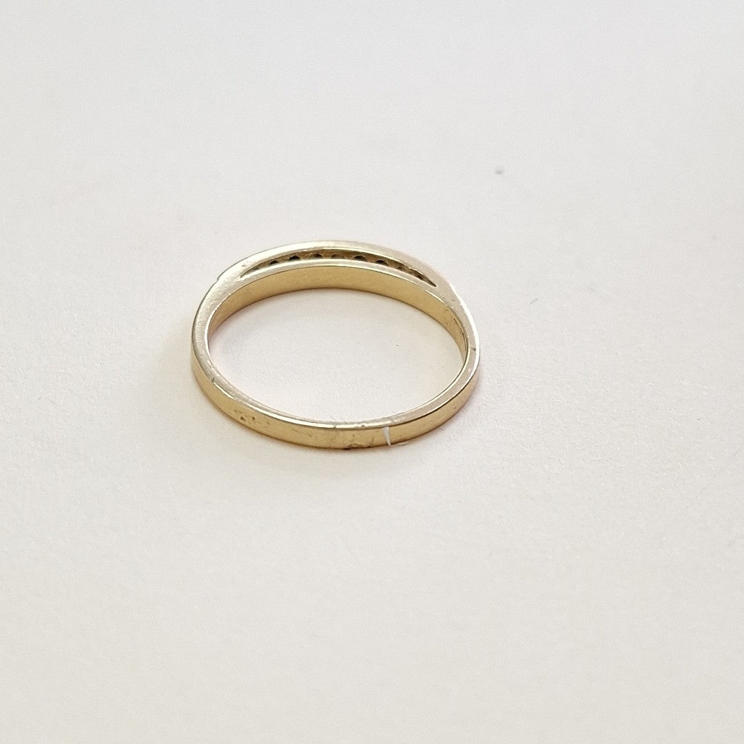 10182ANC00065B588 FRD5 SOLITARIO CON CIRCONIA EN BASE CRUZADA O/B ORO 14K 2GRS (NUEVO)