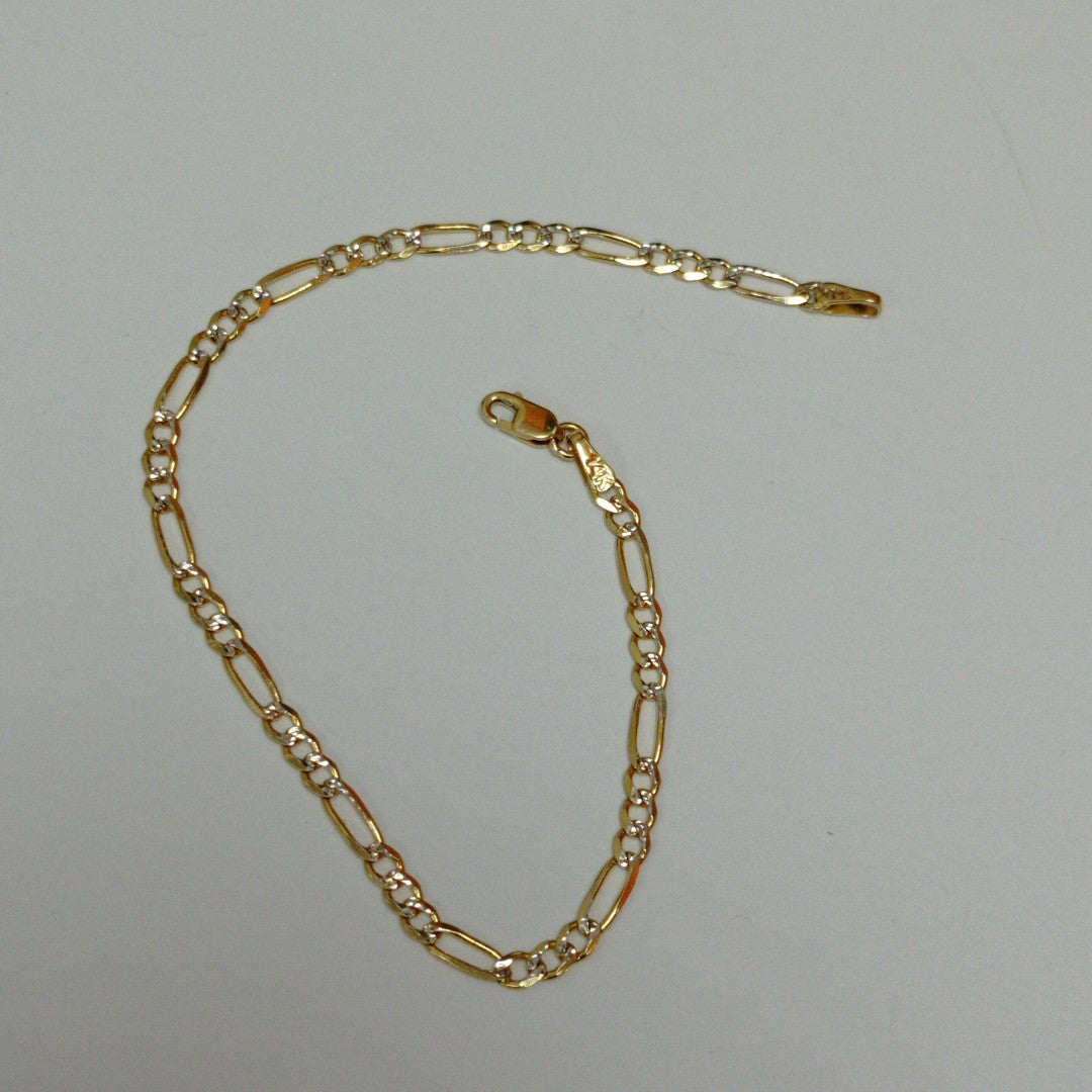 PULSERA 3 X 1 DIAMANTADA 3.1GR 18 CM (NUEVO)