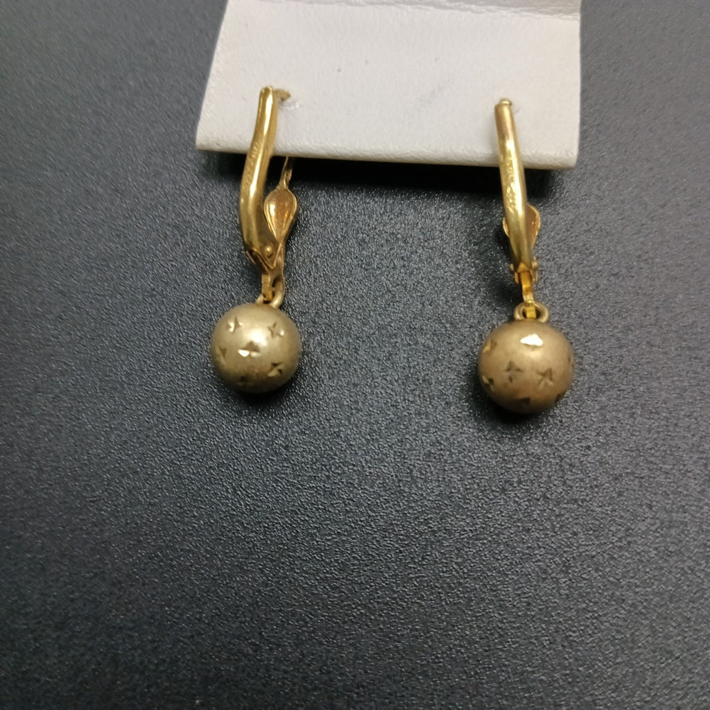ARETES PAR. ORO. 14 K 1.7 GRMS (SEMINUEVO)