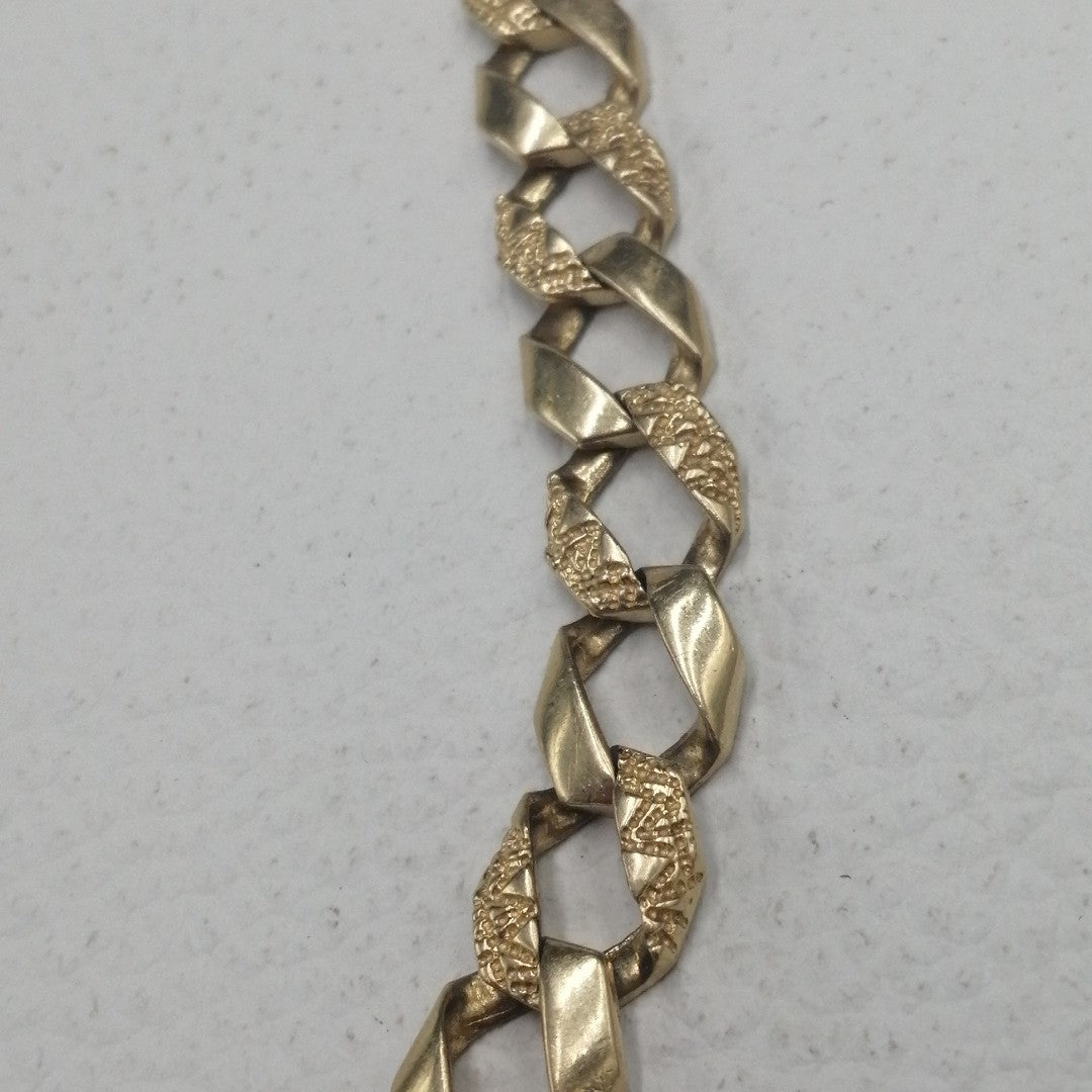 K1 35,10 GRMS 14 K ESPECIFICACIONES COMPLEMENTARIAS PULSERA ORO 14K TEJ ESLABON (SEMINUEVO)