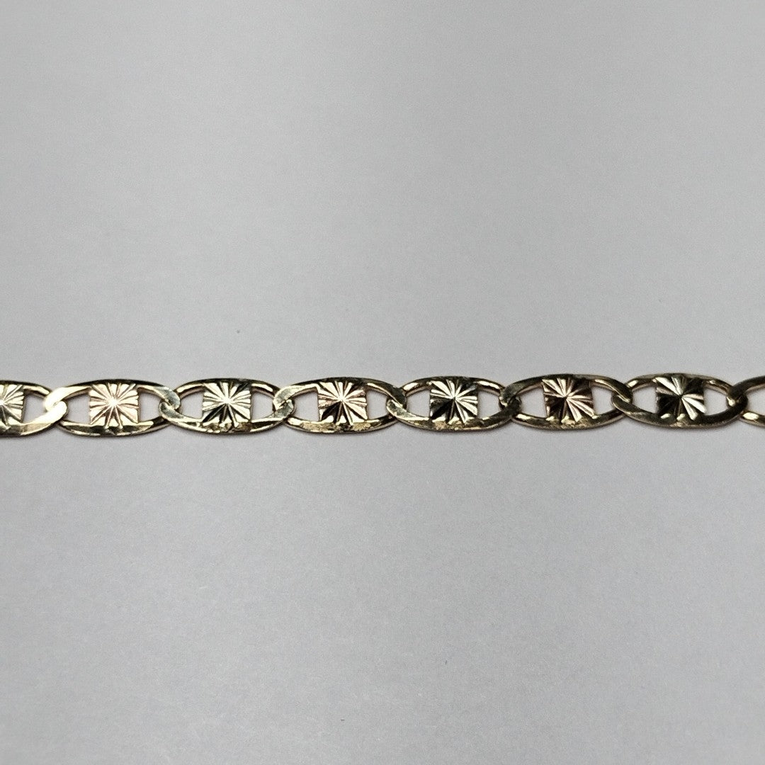PULSERA MARINERA 4.5G 21 CM 14K (NUEVO)