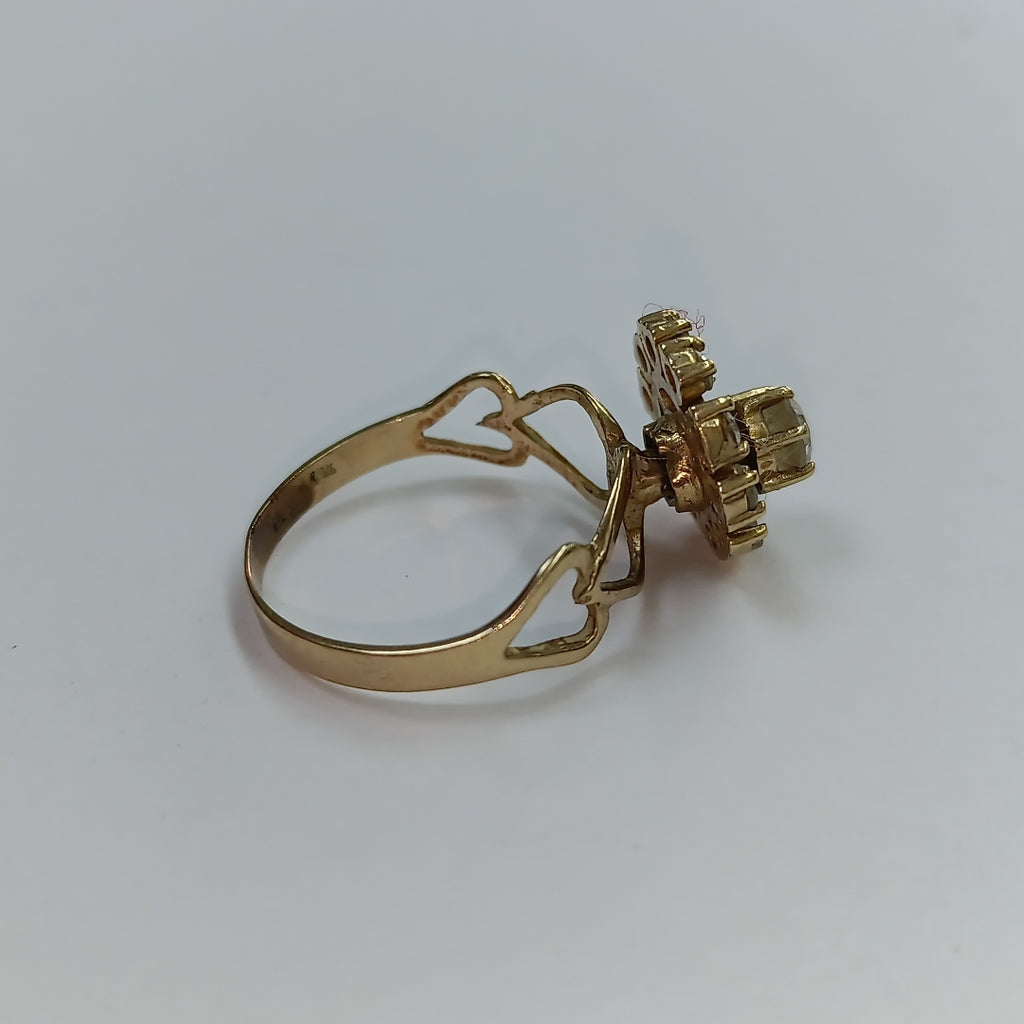 K1 2,80 GRMS 8 K ESPECIFICACIONES COMPLEMENTARIAS ANILLO GIRATORIO CIN CIRCONIAS (SEMINUEVO)