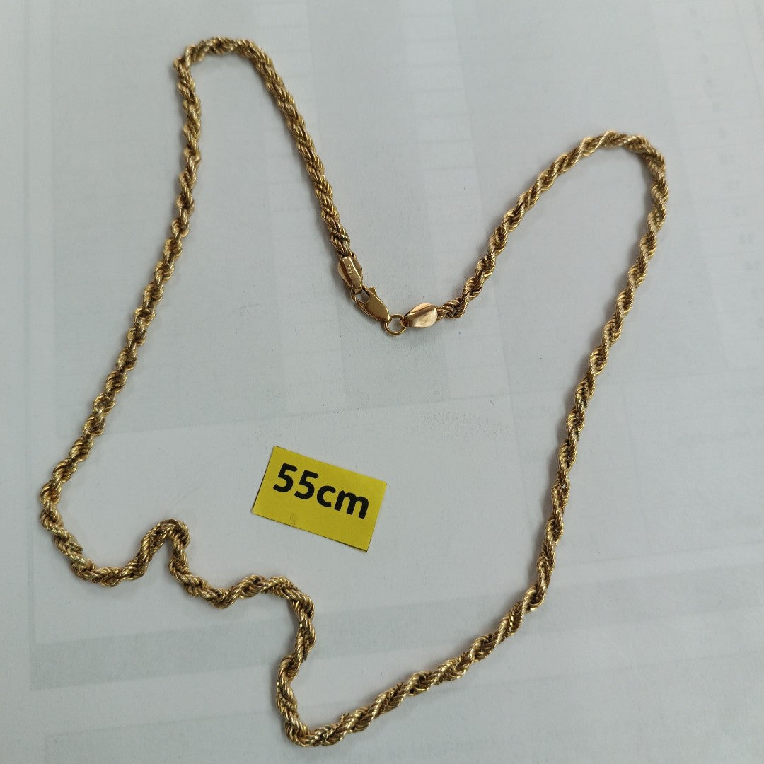 CADENA. ORO. 14 K 17.2 GRMS (SEMINUEVO)
