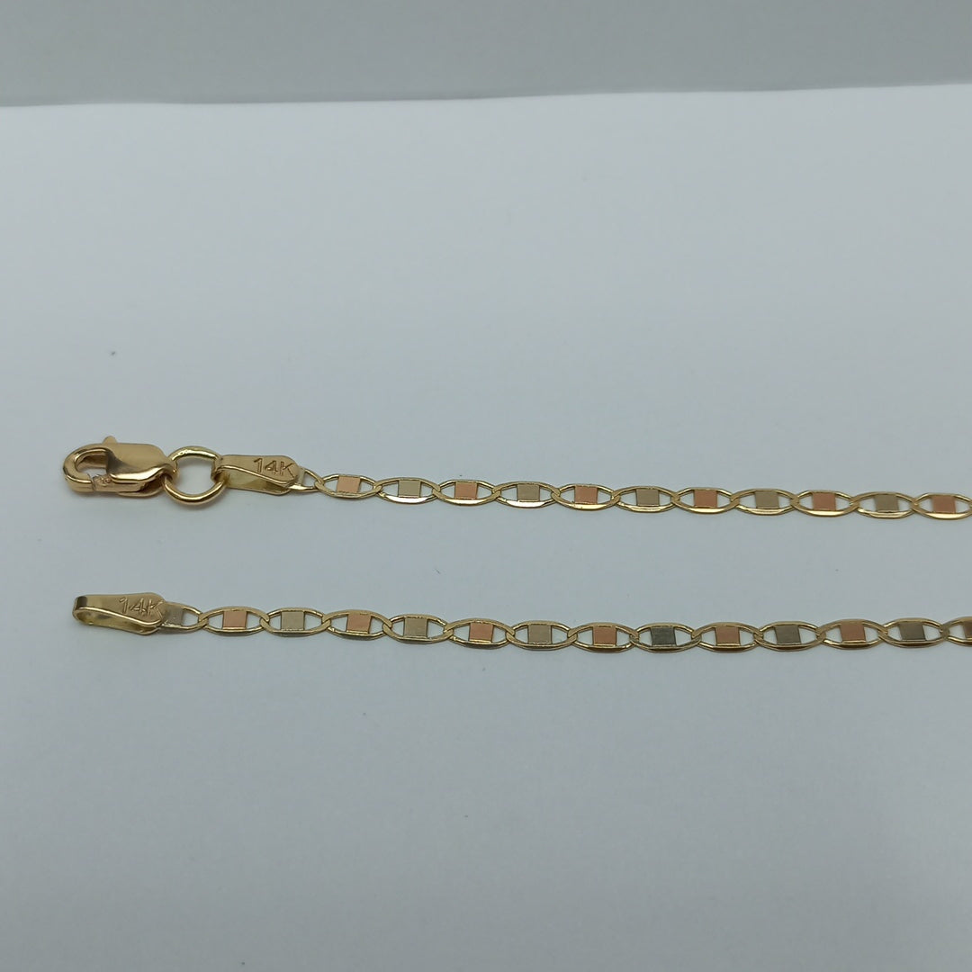 CADENA ESPECIAL MARINERA ESPEJO 3.61G 55 CM (NUEVO)