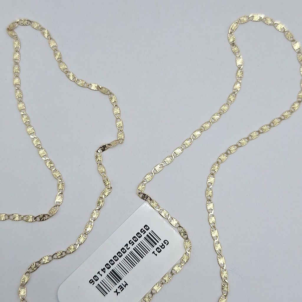 CADENA TEJIDO MARINERO 2.21GR 55 CM (NUEVO)