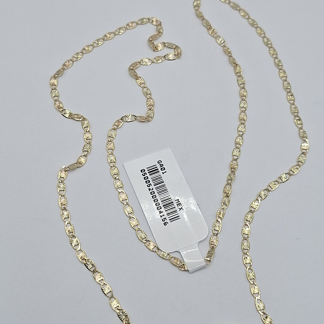 CADENA TEJIDO MARINERO 3.71GR 55 CM (NUEVO)