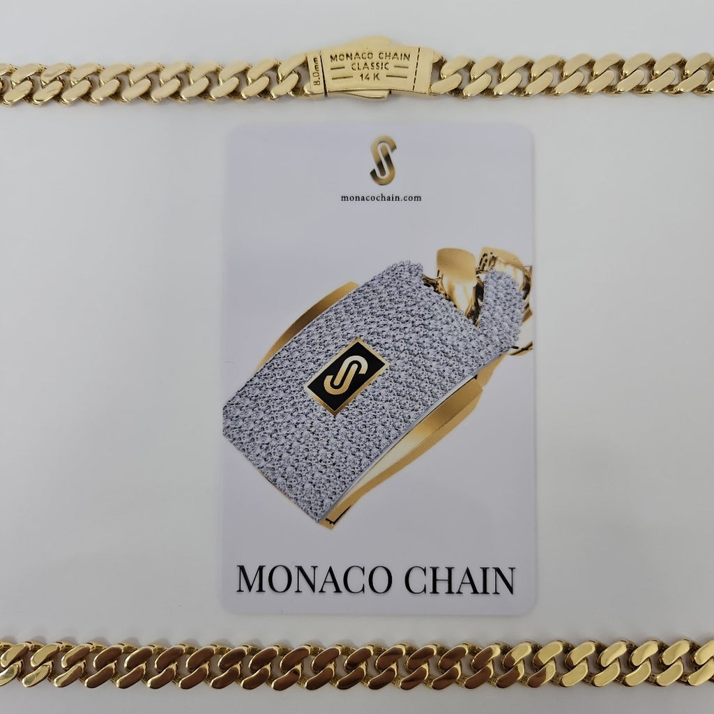 CADENA MONACO ORO 14K 24.6 (NUEVO)