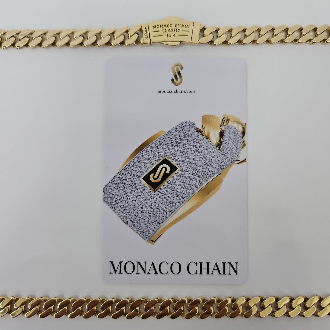 CADENA MONACO ORO 14K 24.6 (NUEVO)