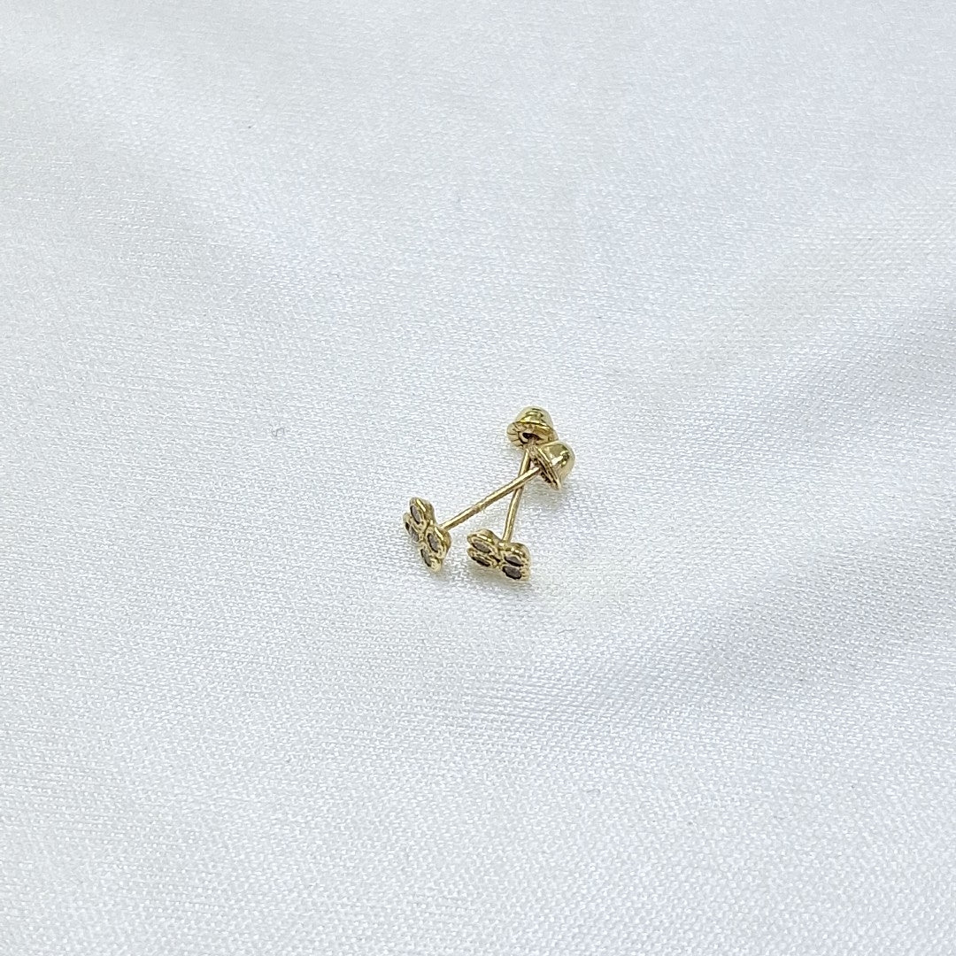 BROQUELES ORO 14K 1 (NUEVO)