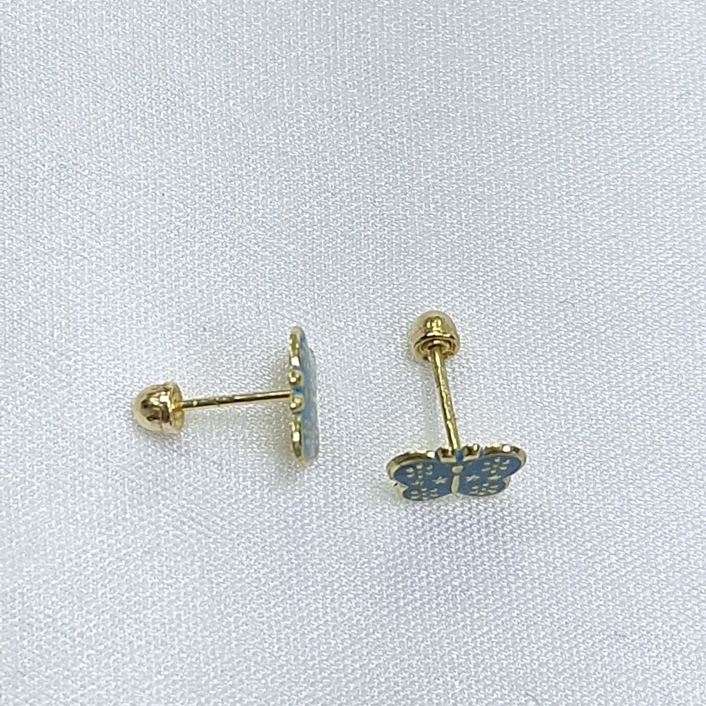 BROQUELES ORO 10K 1 (NUEVO)