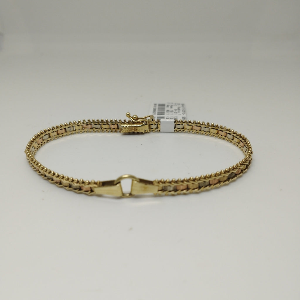 K1 8,00 GRMS 10 K ESPECIFICACIONES COMPLEMENTARIAS PULCERA TIPO BOLEADO BOCHE TI (SEMINUEVO)