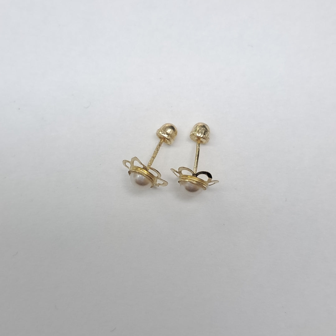 BROQUELES ORO 14K 1 (NUEVO)