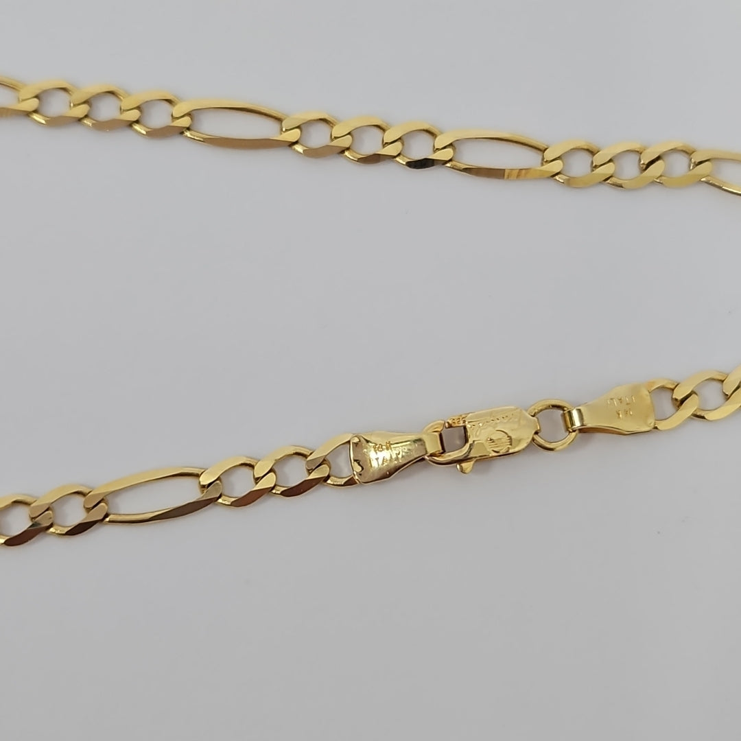 CADENAS CARTIER 3 1 AMARILLA ORO 14K 6.6 (NUEVO)