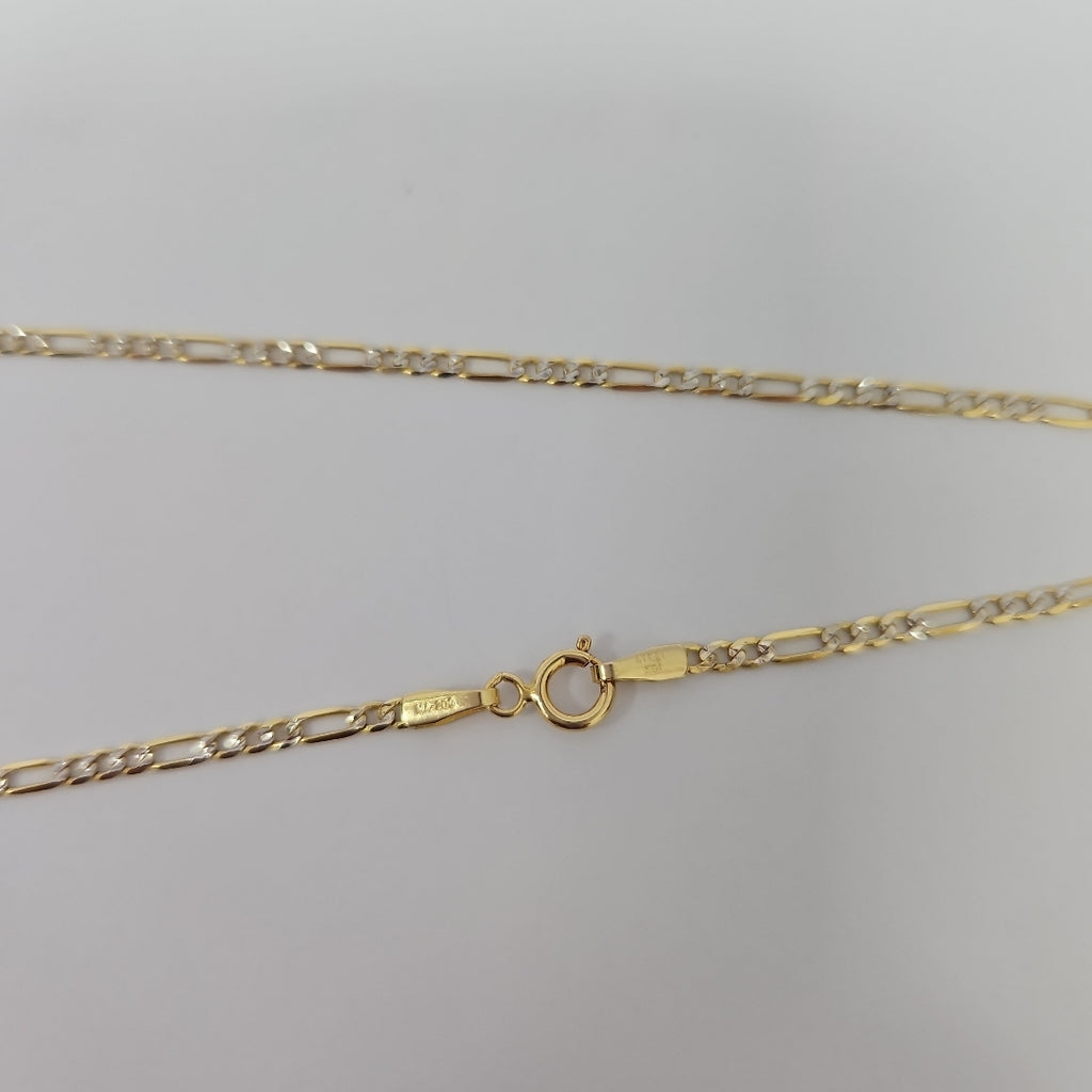 CADENAS CARTIER 3 1 DIAMANTADA ORO 14K 3.3 (NUEVO)