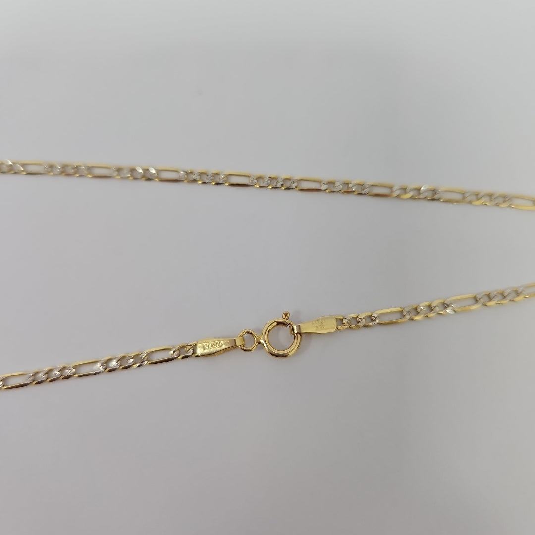 CADENAS CARTIER 3 1 DIAMANTADA ORO 14K 3.3 (NUEVO)