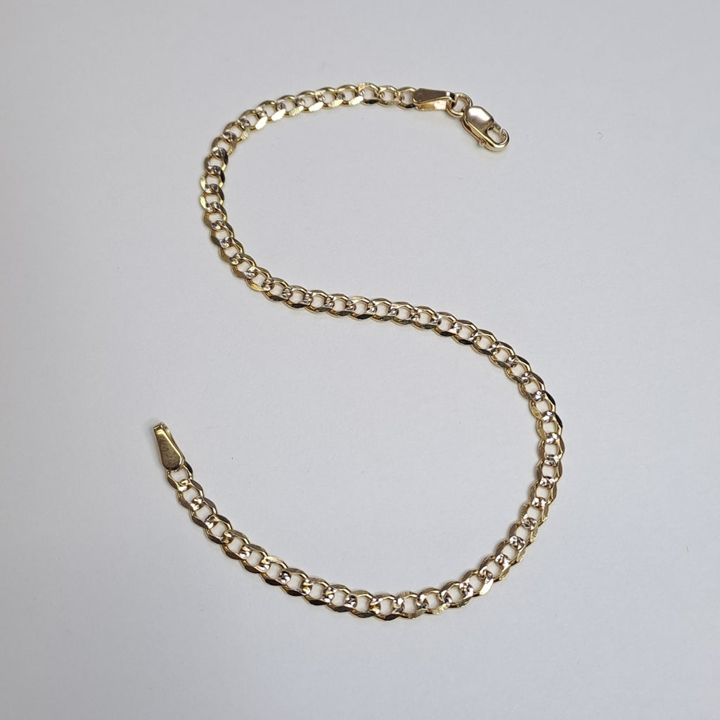 PULSERA BARBADA RODIO 3.1G 18 CM (NUEVO)