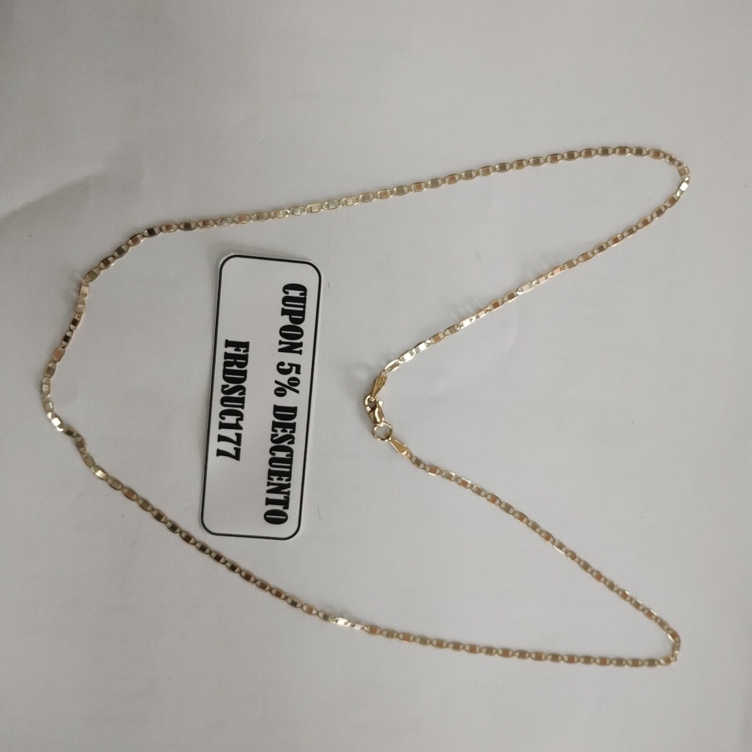 CADENA ESPECIAL MARINERA ESPEJO 3.21G 55 CM (NUEVO)