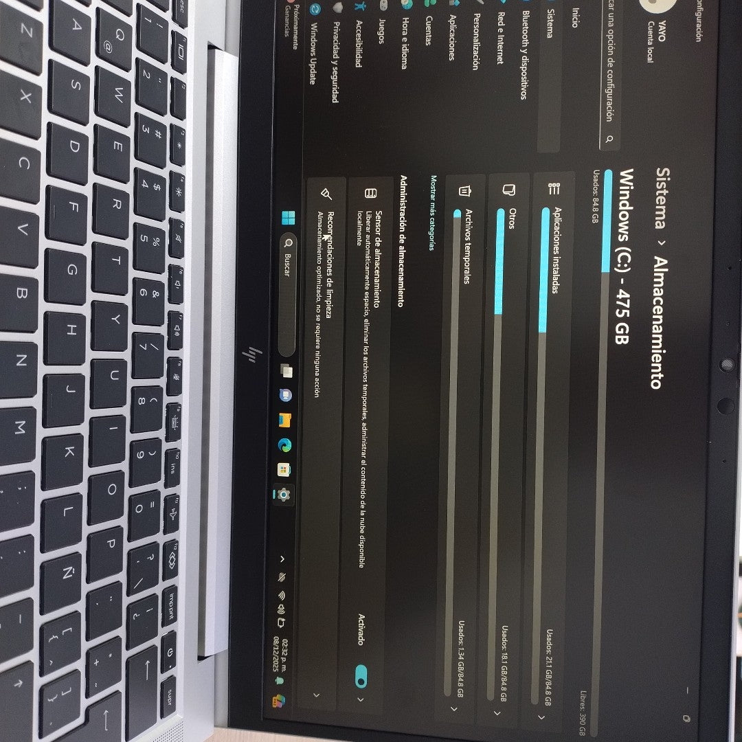 LAPTOP HP ELITEBOOK 630 G10 (2024) 512 GB SSD 32 GB RAM (SEMINUEVO)