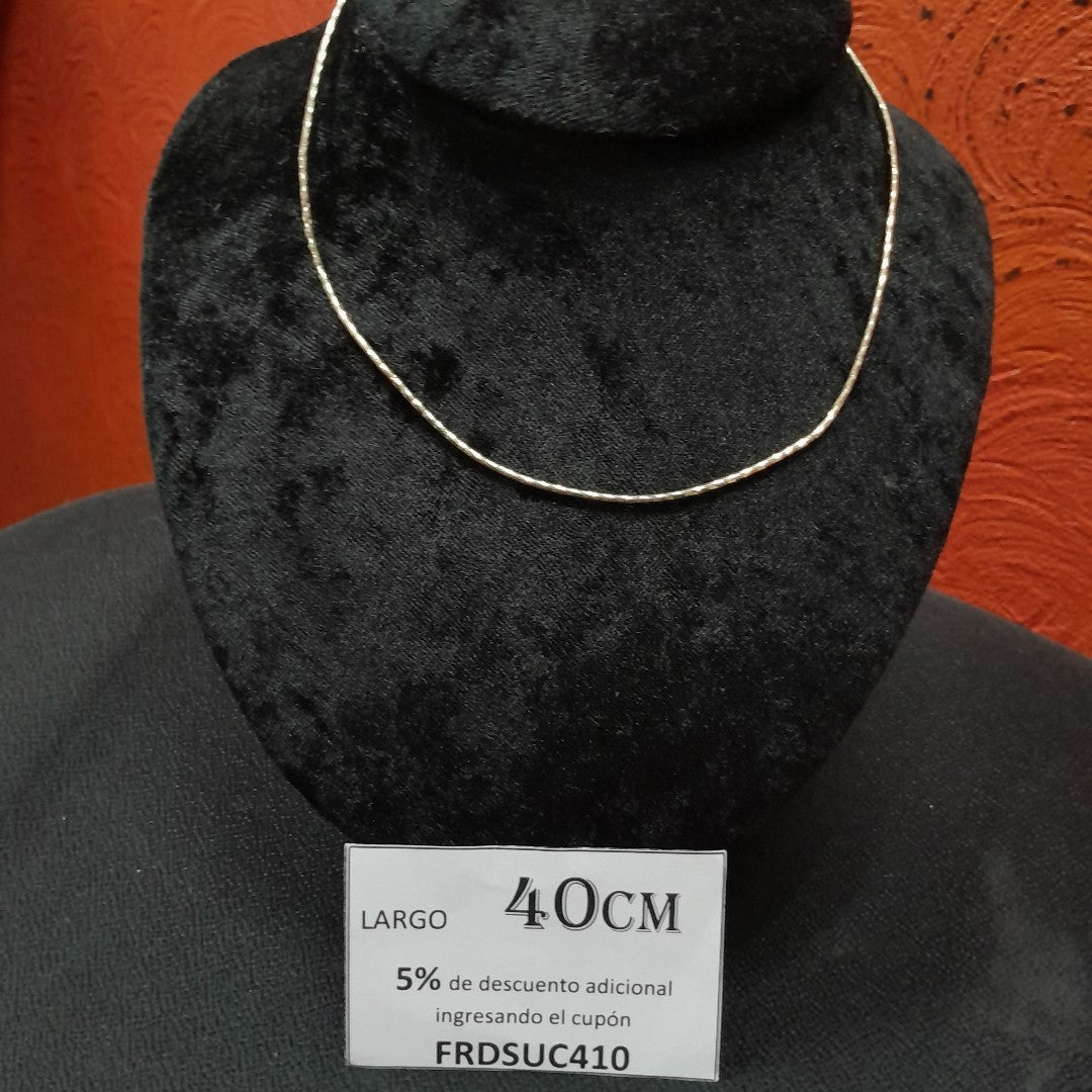 K1 7,10 GRMS 14 K ESPECIFICACIONES COMPLEMENTARIAS GARGANTILLA HECHURA ESPECIAL (SEMINUEVO)