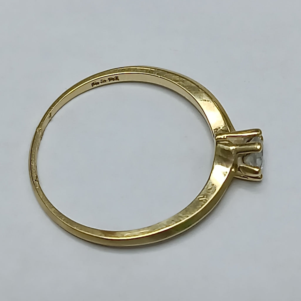 K1 1,70 GRMS 14 K ESPECIFICACIONES COMPLEMENTARIAS ANILLITO ORO DE 14 K CON CIRC (SEMINUEVO)