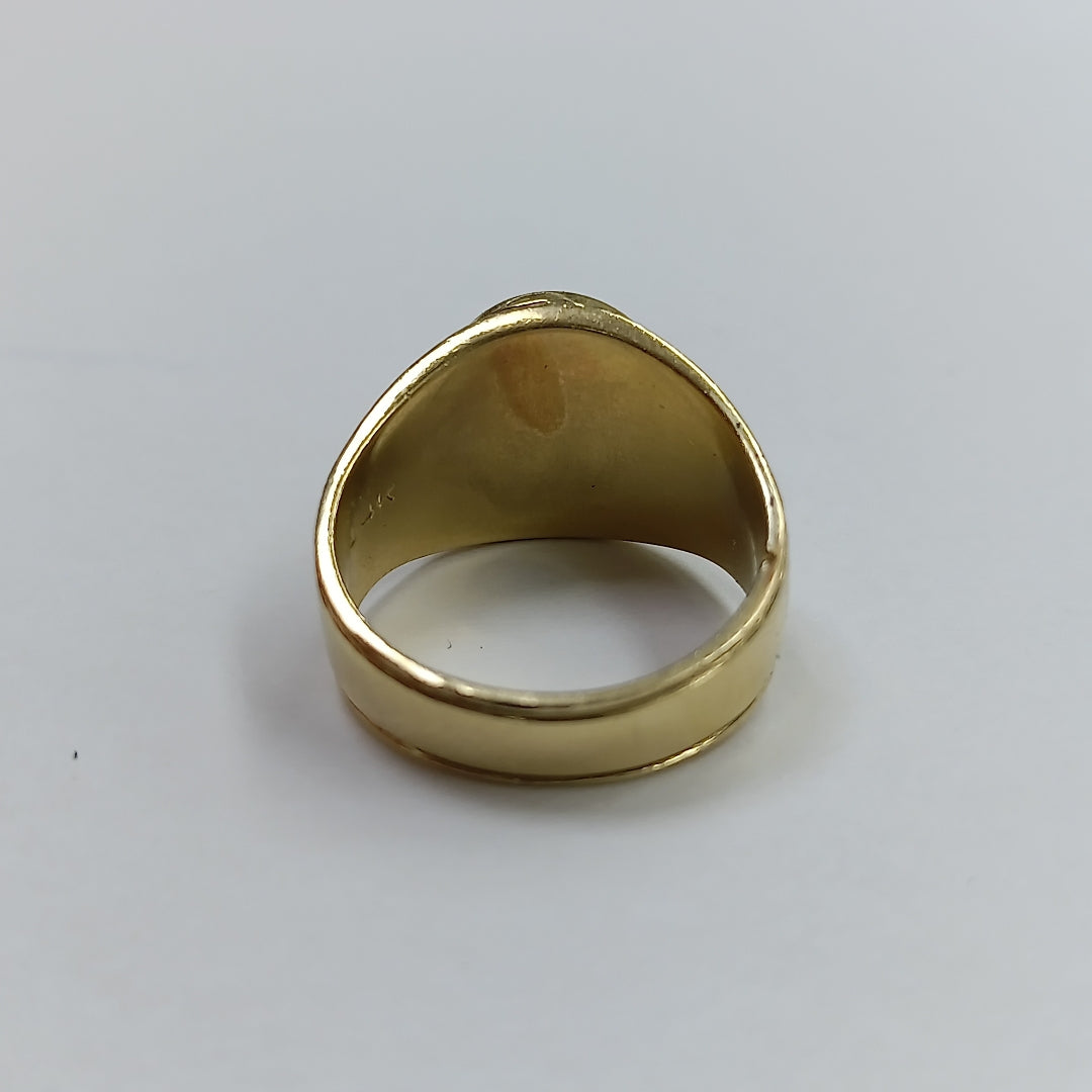 ANILLO DE GRADUACIÓN. ORO. 14 K 12.4 GRMS (SEMINUEVO)
