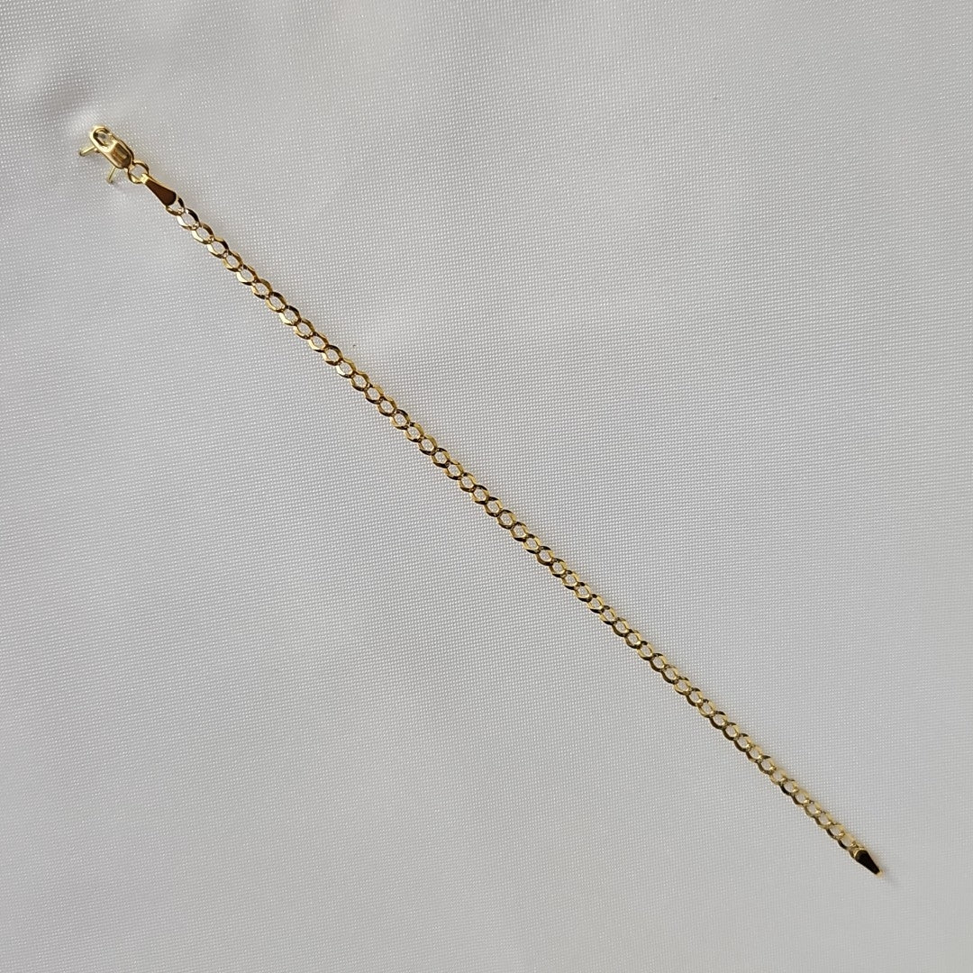 CADENA BARBADA RODIO 1.9G 18 CM (NUEVO)