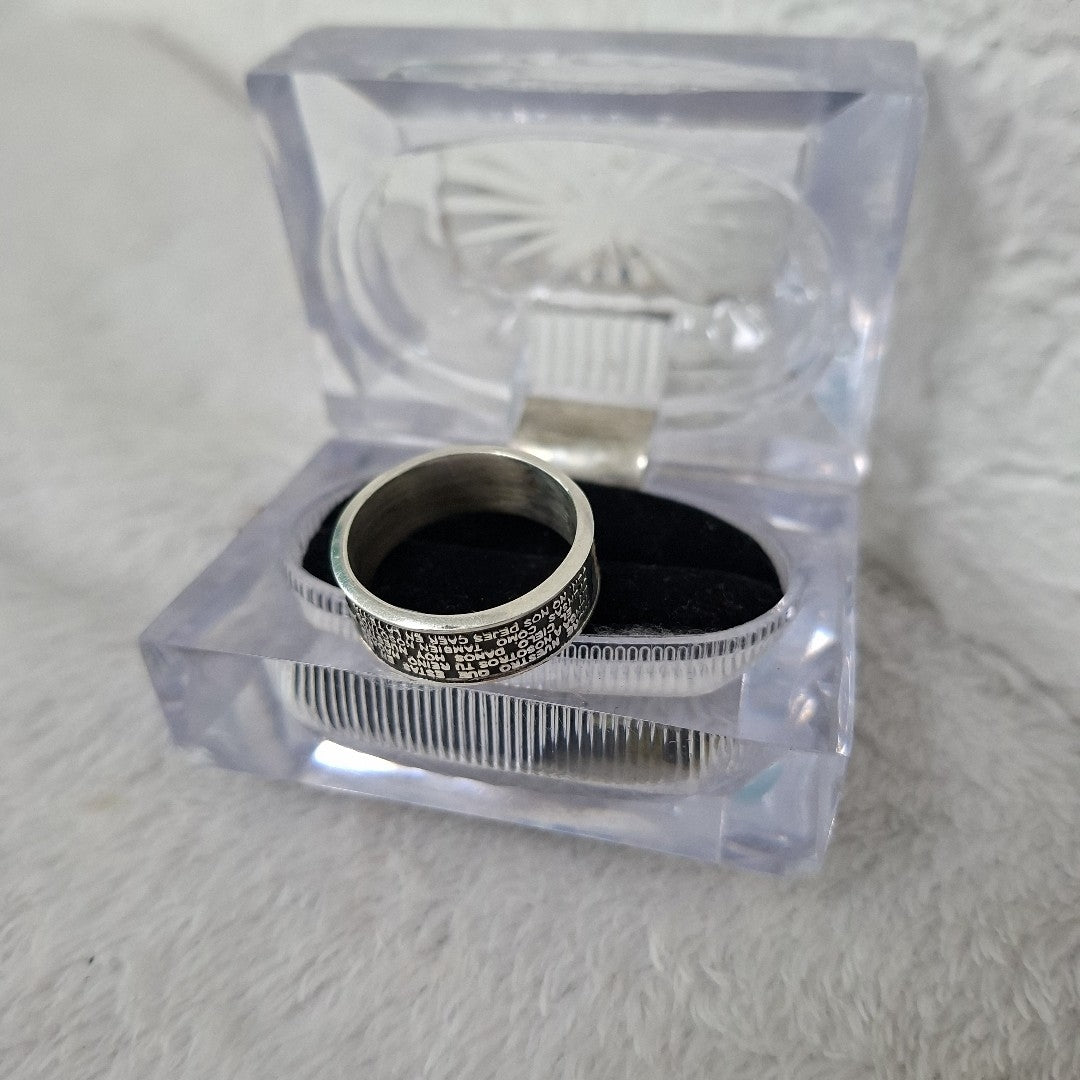 ANILLO. PLATA. 8.1 GRMS (SEMINUEVO)