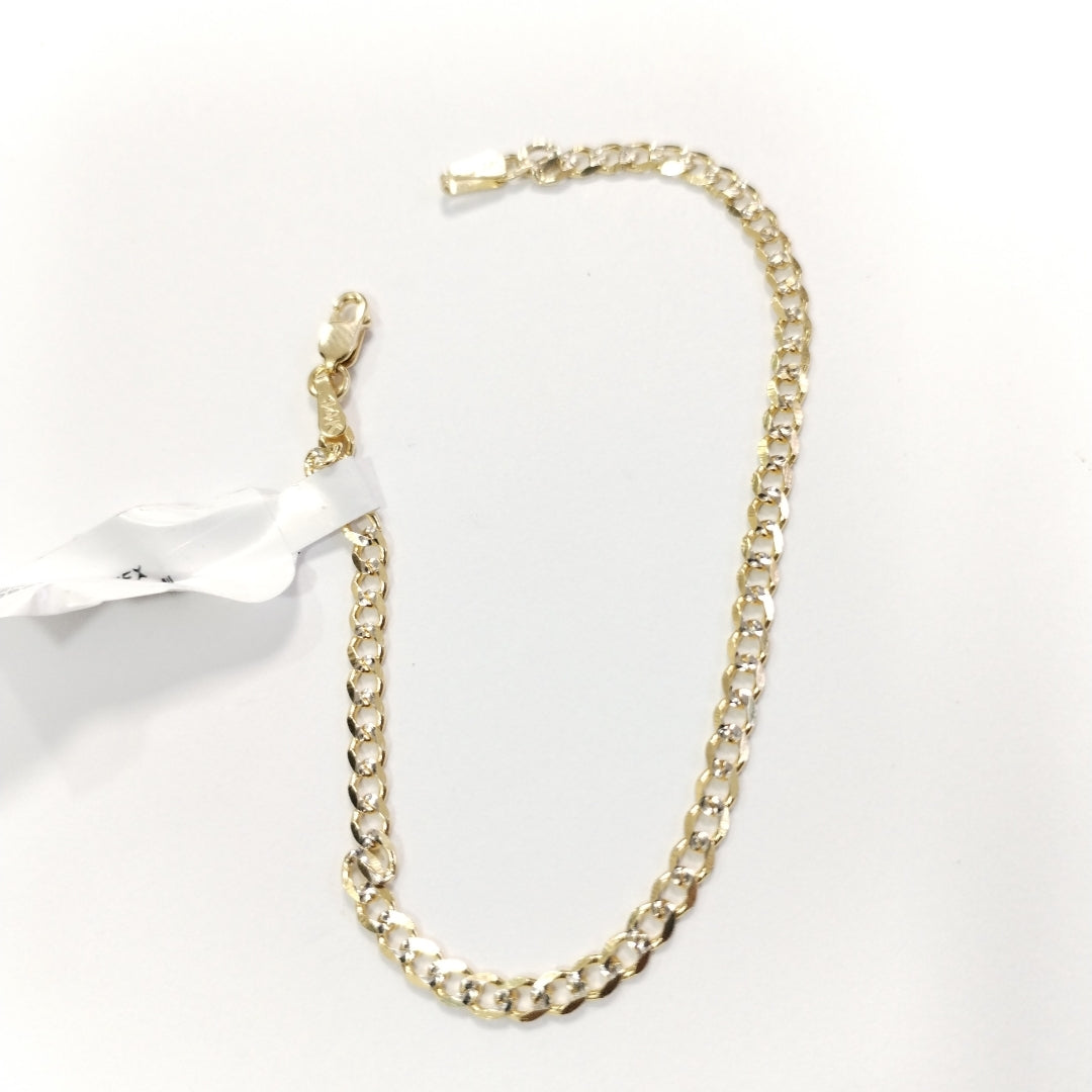 PULSERA BARBADA RODIO 3.1G 18 CM (NUEVO)