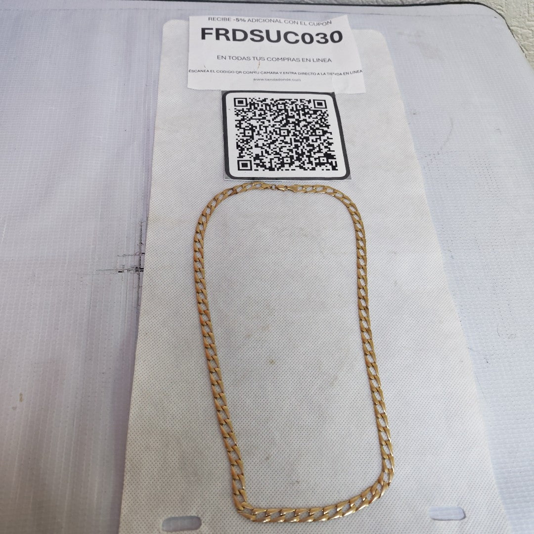 CADENA. ORO. 10 K 15.2 GRMS (SEMINUEVO)