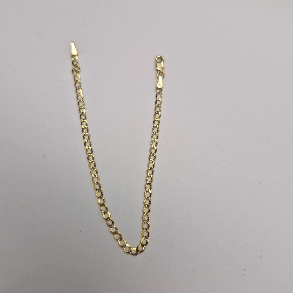 PULSERA BARBADA RODIO 1.9G 18 CM (NUEVO)