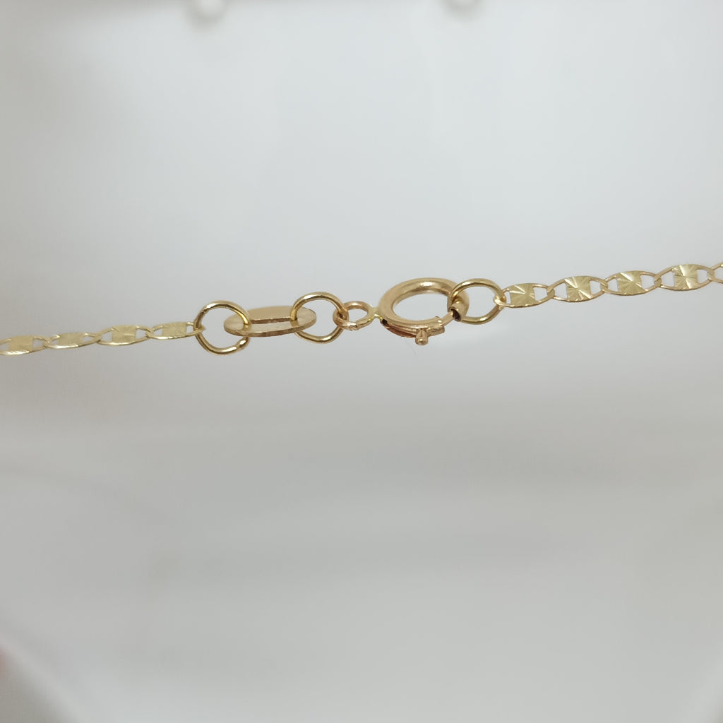 CADENA TEJIDO MARINERO 2.11GR 50 CM (NUEVO)