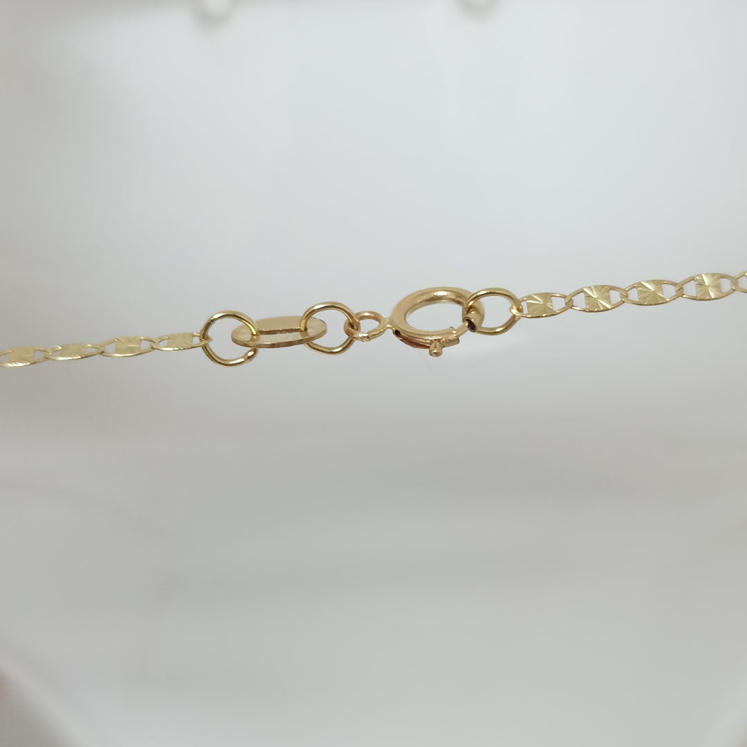 CADENA TEJIDO MARINERO 2.11GR 50 CM (NUEVO)