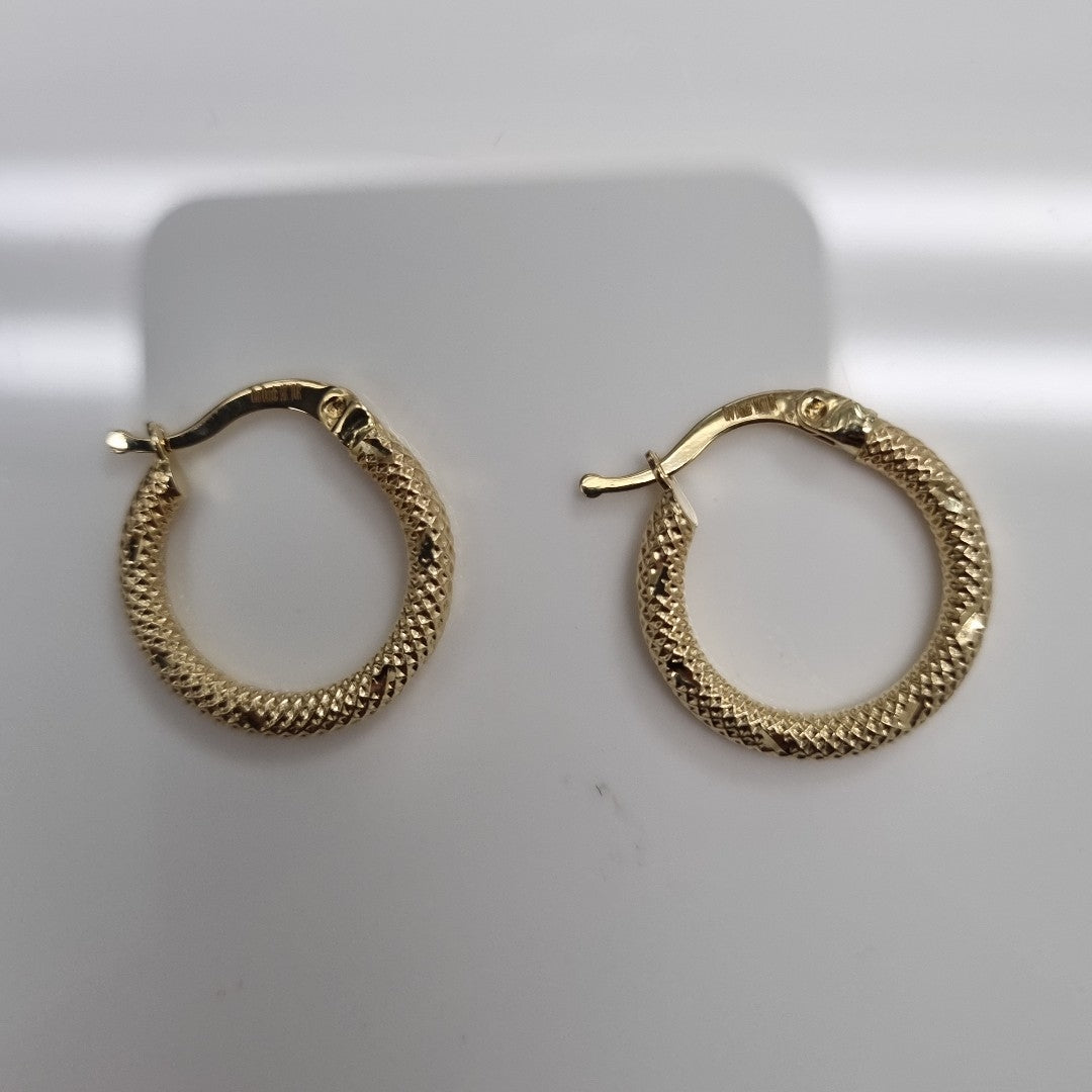 ARRACADAS ORO 14K 1.5 (NUEVO)