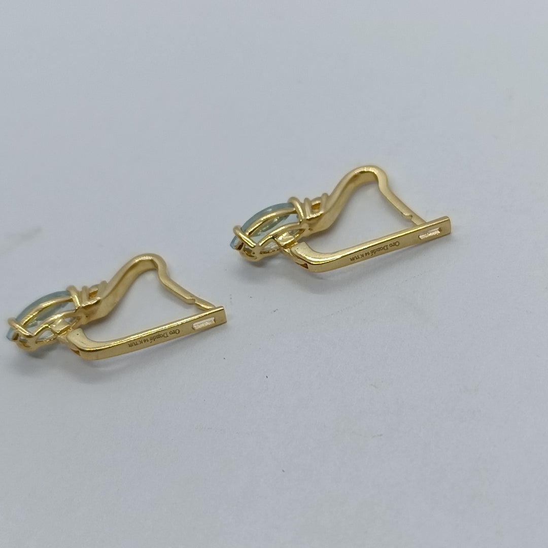 BROQUELES ORO 14K 3.6 (NUEVO)