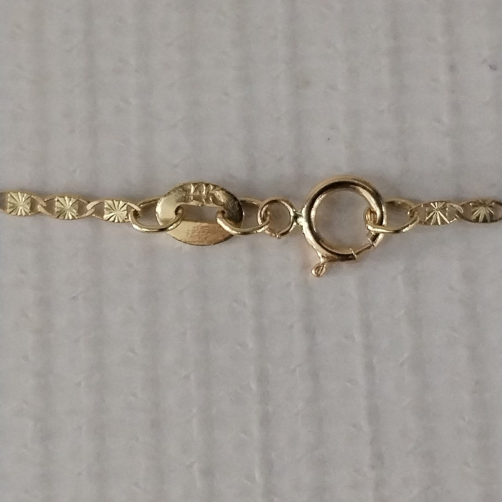 CADENA TEJIDO MARINERO 2.21GR 55 CM (NUEVO)