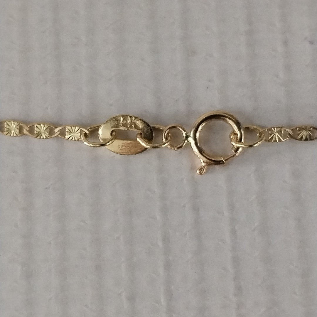 CADENA TEJIDO MARINERO 2.21GR 55 CM (NUEVO)