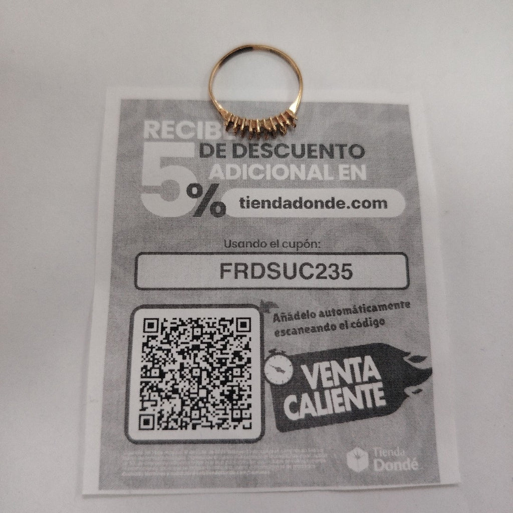 ANILLITO. ORO. 14 K 1.3 GRMS (SEMINUEVO)