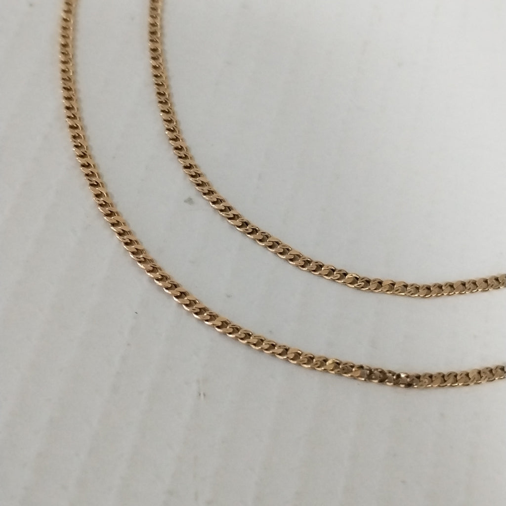 K1 3,70 GRMS 14 K ESPECIFICACIONES COMPLEMENTARIAS CADENA DE ESLABONES GASTADO M (SEMINUEVO)