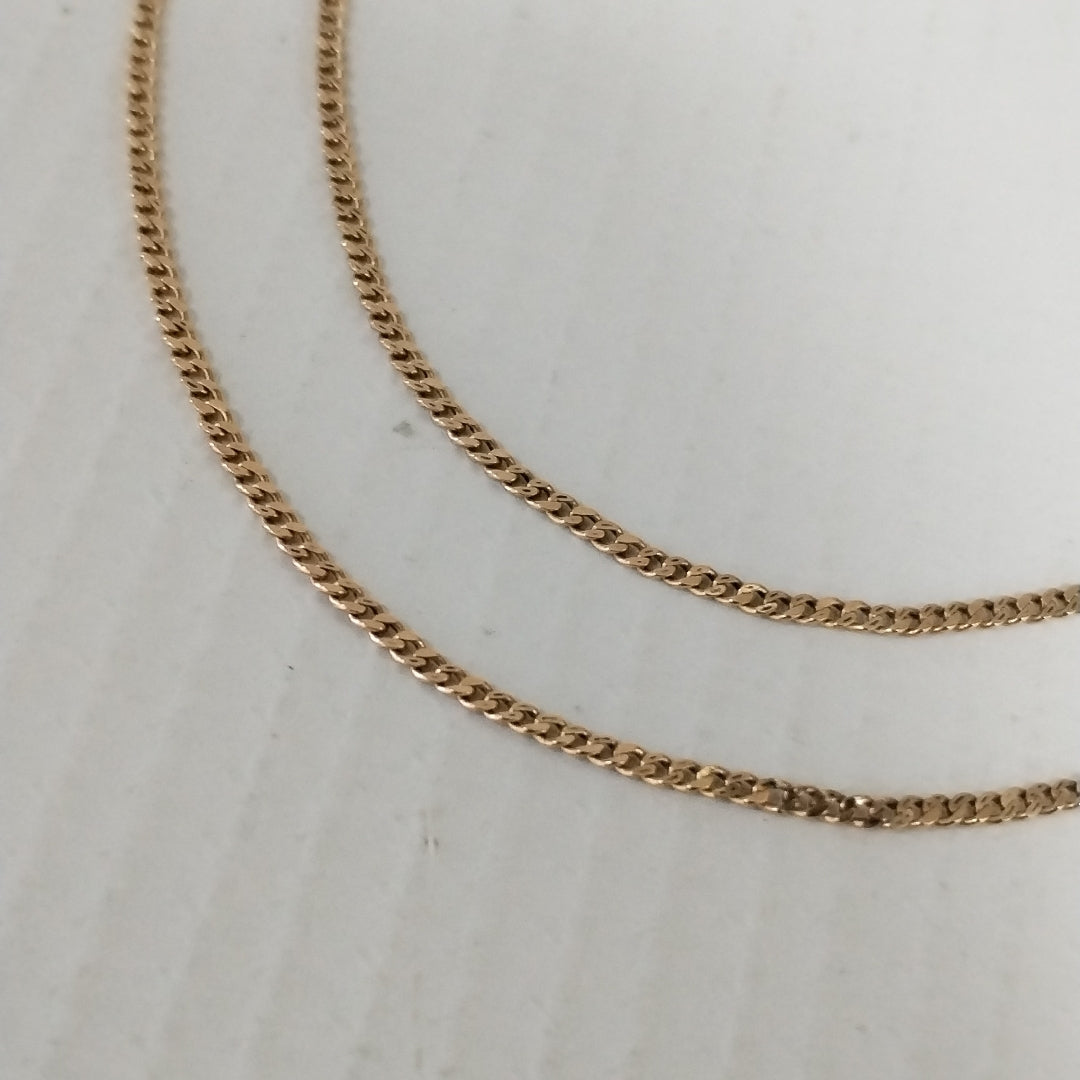 K1 3,70 GRMS 14 K ESPECIFICACIONES COMPLEMENTARIAS CADENA DE ESLABONES GASTADO M (SEMINUEVO)