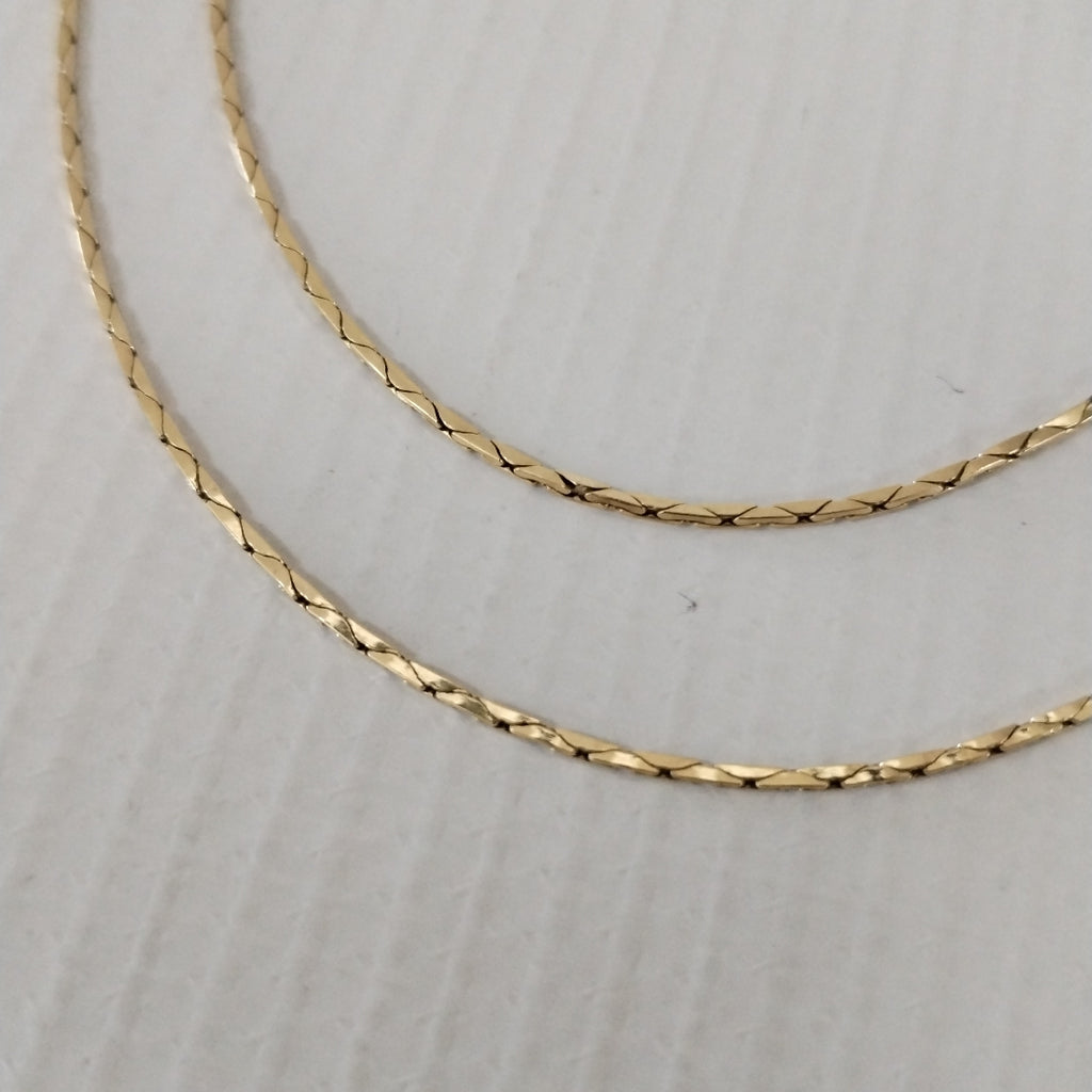 K1 4,30 GRMS 14 K ESPECIFICACIONES COMPLEMENTARIAS CADENA TEJIDO ESPECIAL (SEMINUEVO)