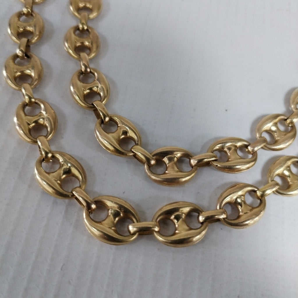 K1 35,30 GRMS 14 K ESPECIFICACIONES COMPLEMENTARIAS CADENA TEJIDO GUCCI GASTA (SEMINUEVO)