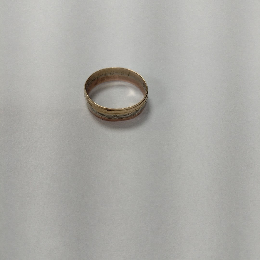 ARGOLLA ORO COMBINADO 10 K 2.1 GRMS (SEMINUEVO)