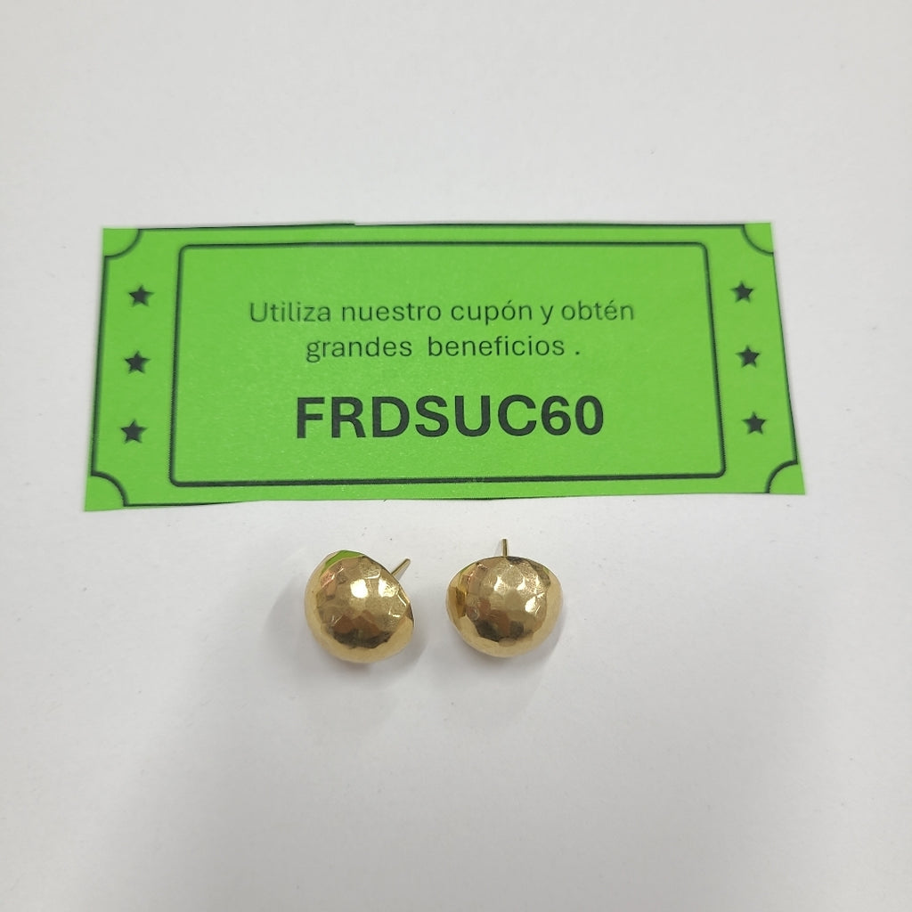 K1 2,70 GRMS 18 K ESPECIFICACIONES COMPLEMENTARIAS PAR DE ARETES (SEMINUEVO)