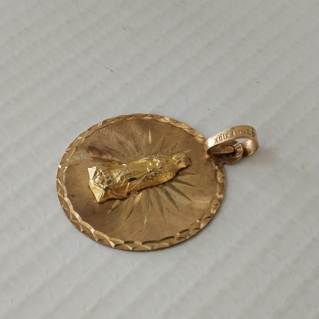 K1 2,10 GRMS 10 K ESPECIFICACIONES COMPLEMENTARIAS MEDALLA RELIGIOSA DE LA VIRGE (SEMINUEVO)