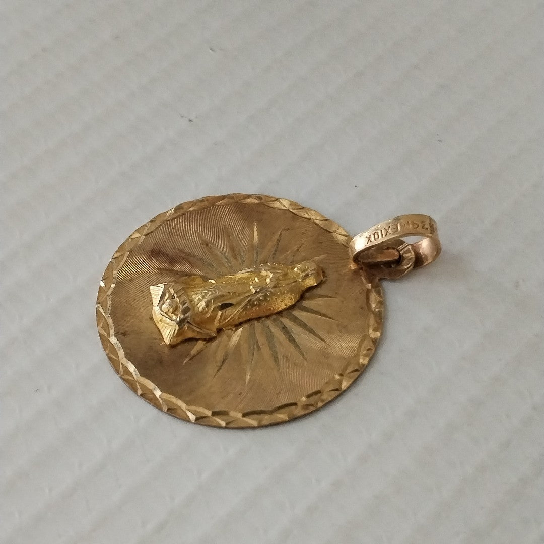 K1 2,10 GRMS 10 K ESPECIFICACIONES COMPLEMENTARIAS MEDALLA RELIGIOSA DE LA VIRGE (SEMINUEVO)